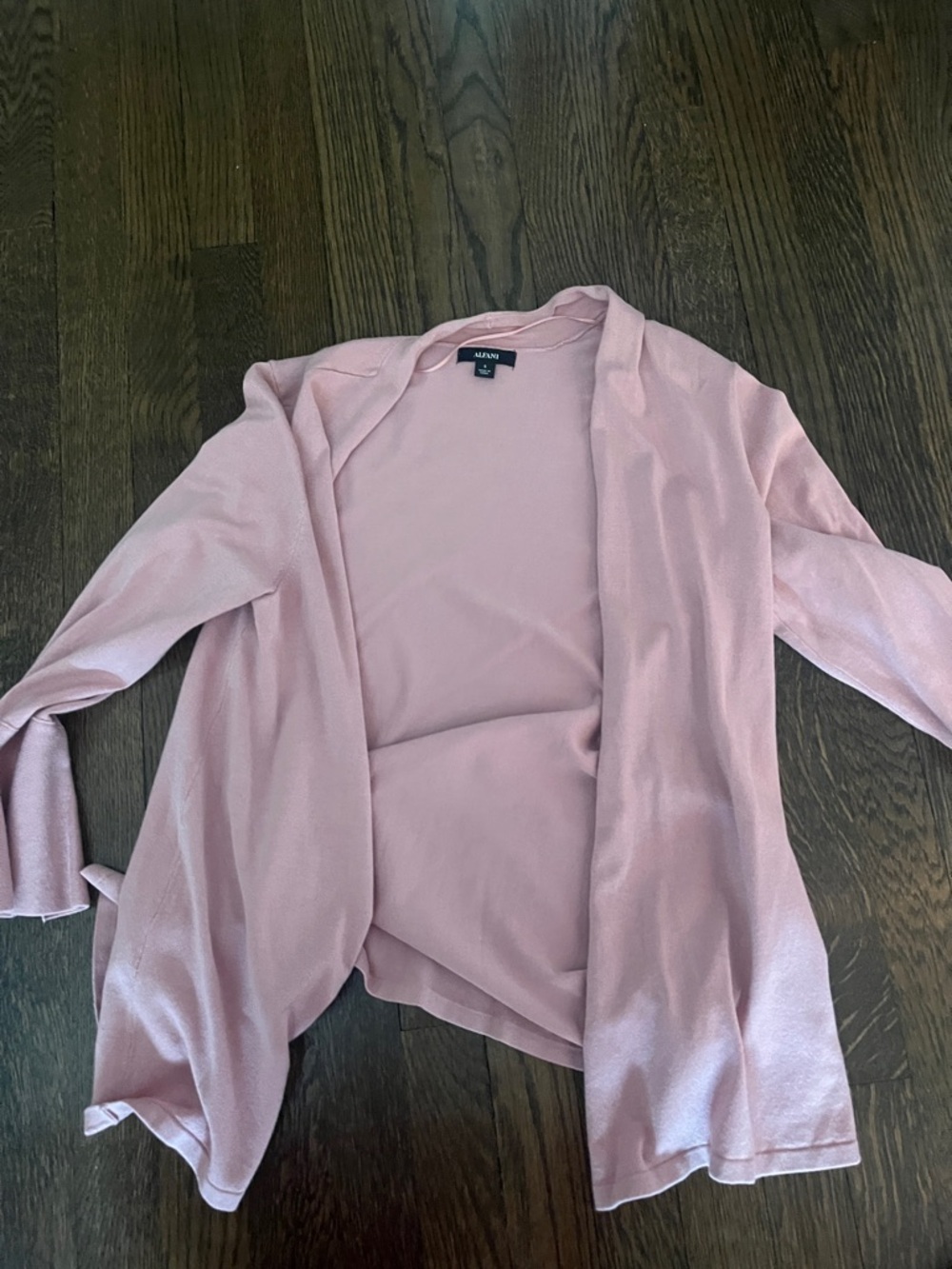 Pink cardigan